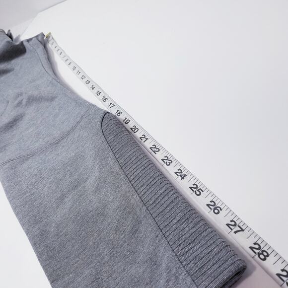 Athleta Gray High Rise Moto Skinny Pants Biker core - Picture 7 of 12